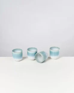 Motel a Miio Alcachofra 4Er Set Becher Klein Grunblau Best