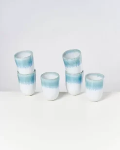 Motel a Miio Alcachofra 6Er Set Becher Gros Grunblau Sale