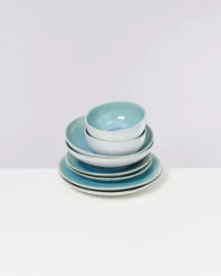 Motel a Miio Alcachofra Grunblau - 8 Teiliges Set New