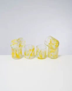 Motel a Miio Alegria 6Er Set Glas Klein Big Drops Gelb Sale