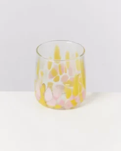 Motel a Miio Alegria 4Er Set Glas Klein Big Drops Rosa Gelb Best