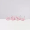 Motel a Miio Alegria 4Er Set Glas Klein Big Drops Rosa Discount