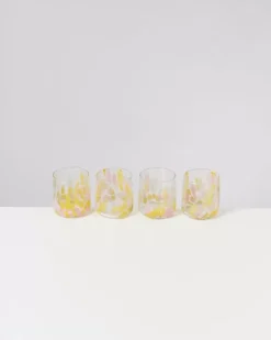 Motel a Miio Alegria Glas Klein Big Drops Rosa Gelb