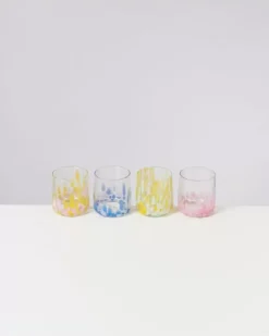 Motel a Miio Alegria Glas Klein Big Drops Rosa Gelb