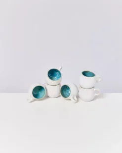 Motel a Miio Areia 6Er Set Espressotasse Aqua New