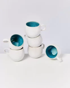 Motel a Miio Areia 6Er Set Tasse Gros Aqua Discount