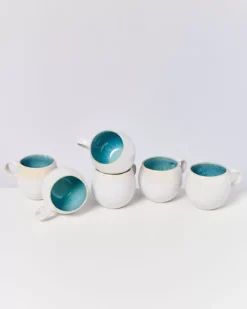 Motel a Miio Areia 6Er Set Tasse Klein Aqua Clearance