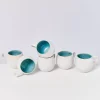 Motel a Miio Areia 6Er Set Tasse Klein Aqua New