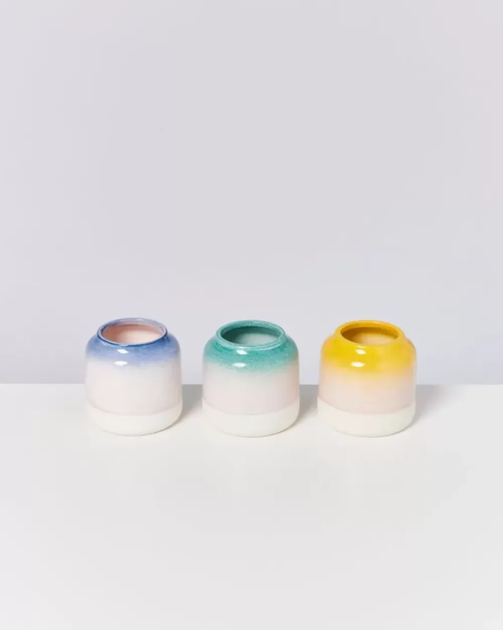 Motel a Miio Bebe Vase Gelb Rosa Gesprenkelt Clearance