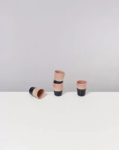 Motel a Miio Bica 4Er Set Espressobecher Pink Navy Cream Best