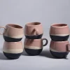 Motel a Miio Bica 6Er Set Tasse Gros Pink Navy Cream Online