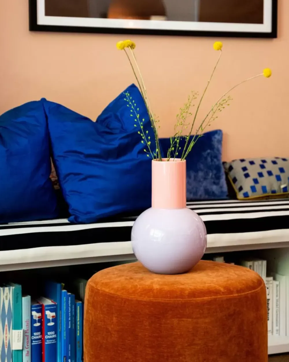 Motel a Miio Bola Vase L Lila Rosa Clearance