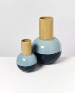 Motel a Miio Bola Vase M Grun Mint Navy Clearance