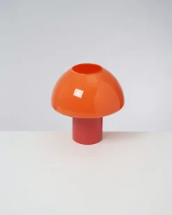 Motel a Miio Cogumelo Glaslampe Orange Rot Sale