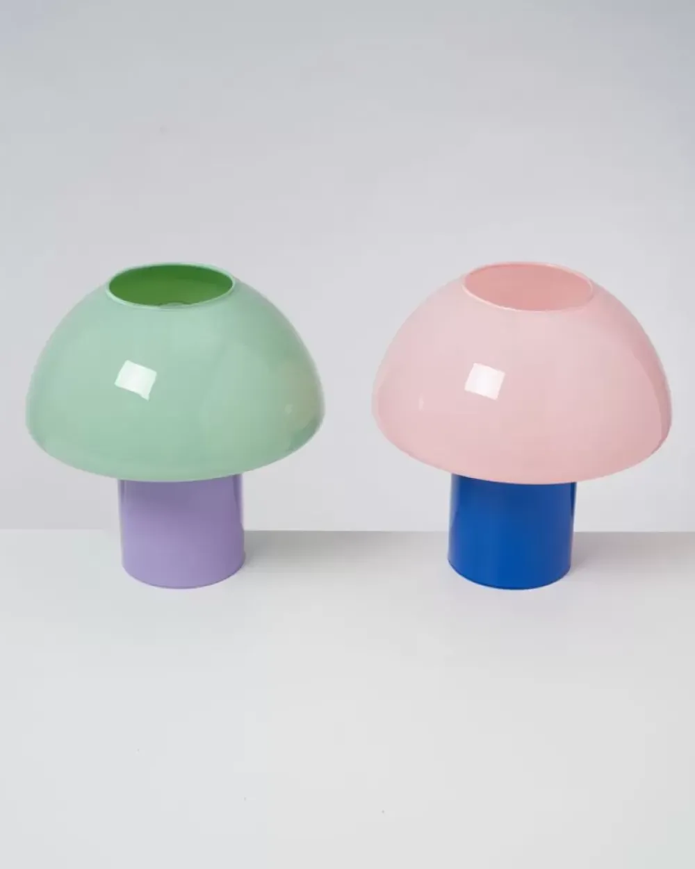 Motel a Miio Cogumelo Glaslampe Rosa Blau Sale