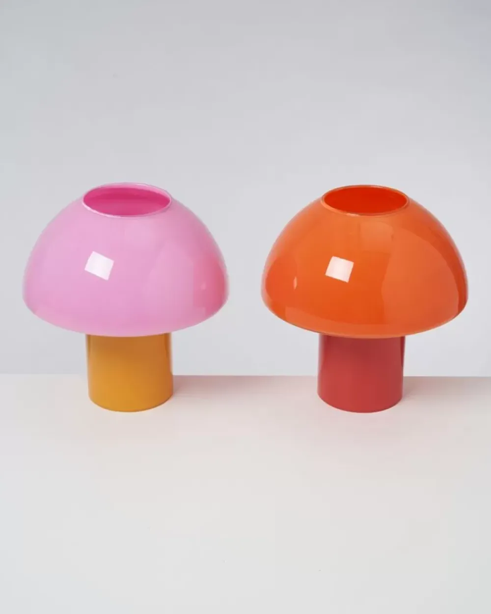 Motel a Miio Cogumelo Glaslampe Rosa Gelb Discount