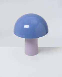Motel a Miio Cogumelo Keramiklampe Cornflower Lila Best