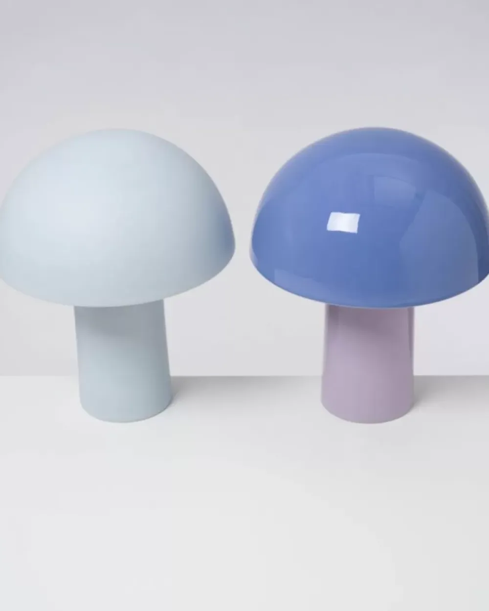 Motel a Miio Cogumelo Keramiklampe Cornflower Lila Best