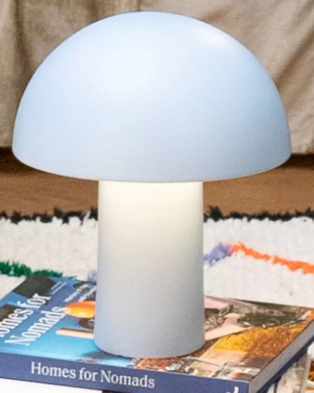 Motel a Miio Cogumelo Keramiklampe Hellblau Outlet