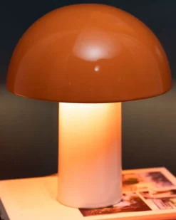 Motel a Miio Cogumelo Keramiklampe Orange Sand Discount