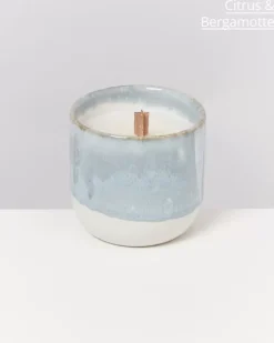 Motel a Miio Coimbra Duftkerze "Dia No Mar" Graublau