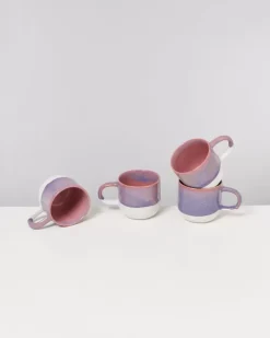 Motel a Miio Coimbra 4Er Set Tasse Gros Lila Rosa Discount