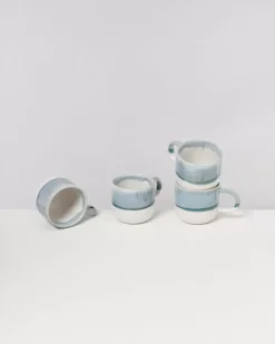 Motel a Miio Coimbra 4Er Set Tasse Gros Graublau Clearance