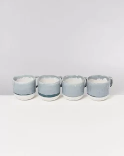 Motel a Miio Coimbra 4Er Set Teetasse Graublau