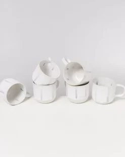 Motel a Miio Coimbra 6Er Set Teetasse Weis Blau Discount