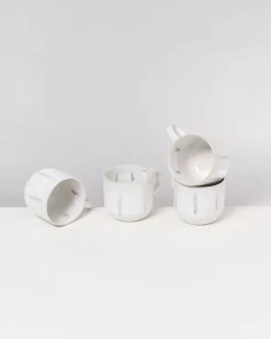 Motel a Miio Coimbra 4Er Set Teetasse Weis Blau Online