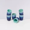 Motel a Miio Copa Alto 6Er Set Becher Gros Turkis New