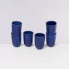Motel a Miio Copa Alto 6Er Set Becher Gros Dunkelblau