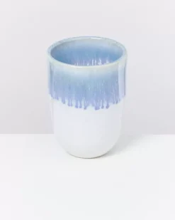 Motel a Miio Copa Alto 4Er Set Becher Gros Blau Weis New