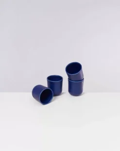 Motel a Miio Copa Alto 4Er Set Becher Klein Dunkelblau Hot