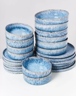 Motel a Miio Cordoama Blau Gesprenkelt - 24 Teiliges Set Discount