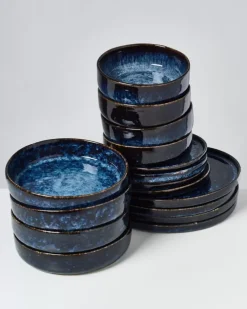 Motel a Miio Cordoama Dunkelblau - 16 Teiliges Set Hot