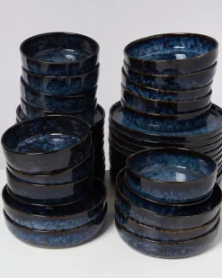 Motel a Miio Cordoama Dunkelblau - 40 Teiliges Set New