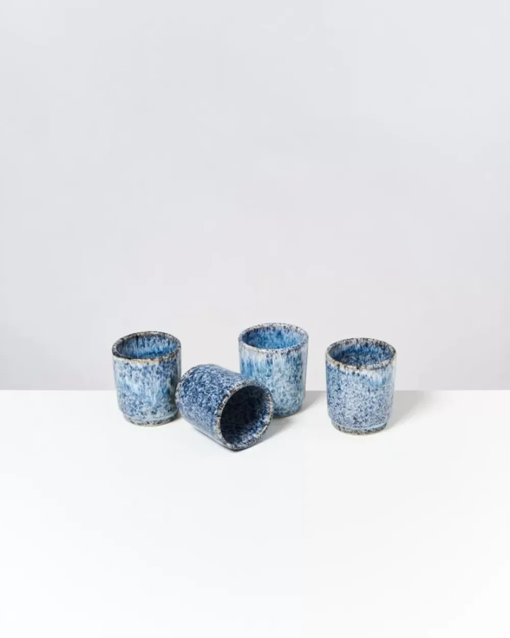Motel a Miio Cordoama 4Er Set Becher Klein Blau Gesprenkelt Online