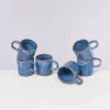 Motel a Miio Cordoama 6Er Set Tasse Gros Blau Gesprenkelt Online