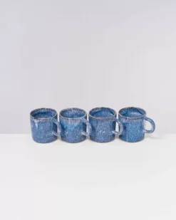 Motel a Miio Cordoama 4Er Set Tasse Gros Blau Gesprenkelt Online