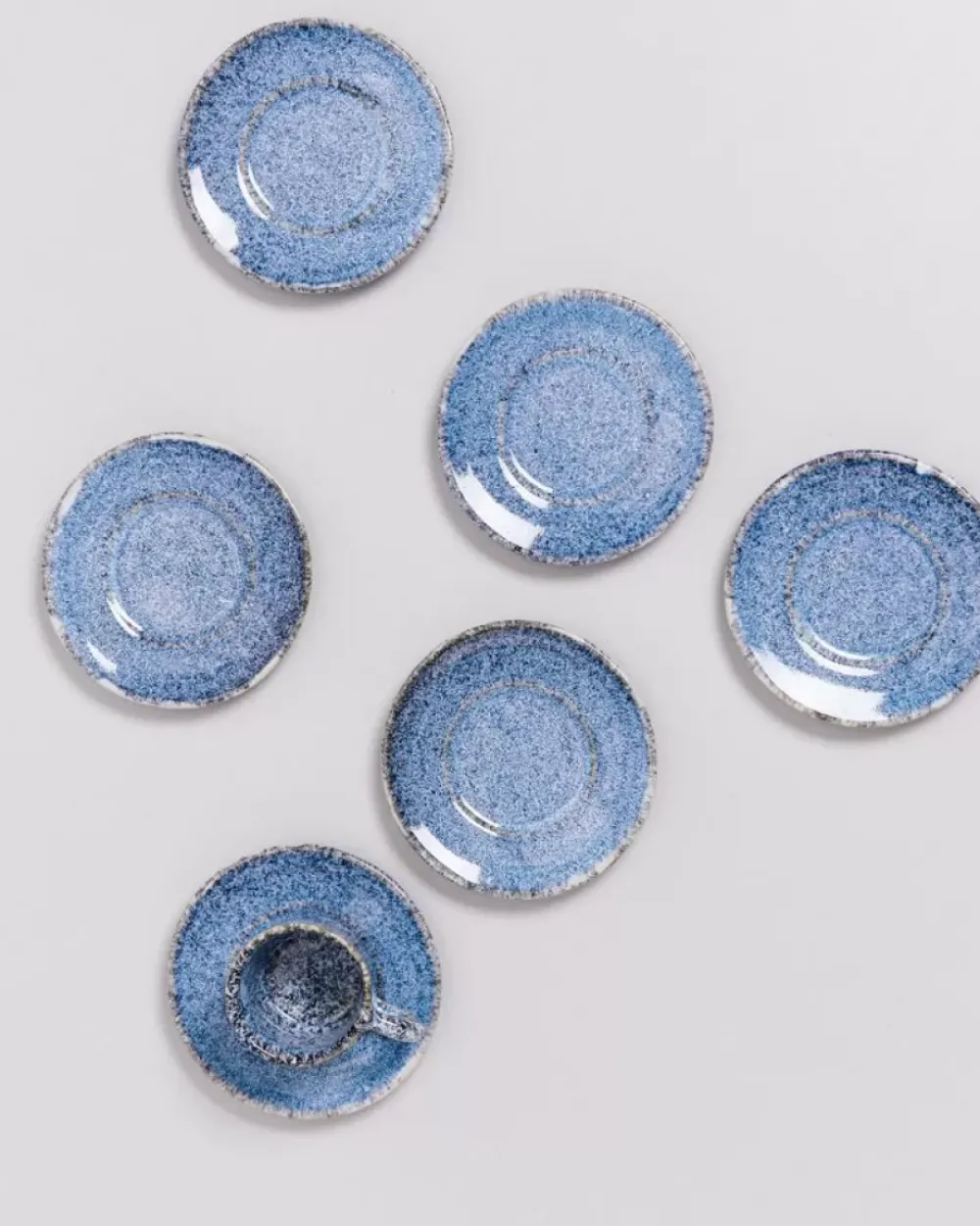 Motel a Miio Cordoama Espresso-Untertasse Blau Gesprenkelt