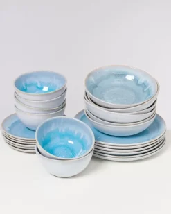 Motel a Miio Cordoama Klassik Aqua - 24 Teiliges Set New