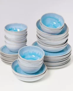 Motel a Miio Cordoama Klassik Aqua - 40 Teiliges Set New