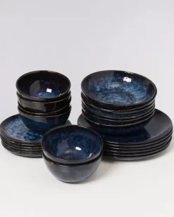 Motel a Miio Cordoama Klassik Dunkelblau - 24 Teiliges Set Discount