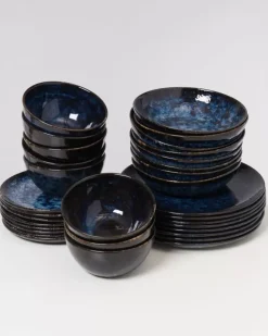 Motel a Miio Cordoama Klassik Dunkelblau - 32 Teiliges Set