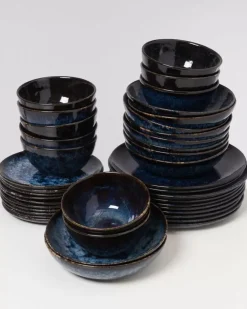 Motel a Miio Cordoama Klassik Dunkelblau - 40 Teiliges Set New