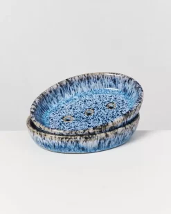 Motel a Miio Cordoama Seifenschale Blau Gesprenkelt