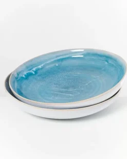 Motel a Miio Cordoama Servierschale Gros Flach Aqua Hot