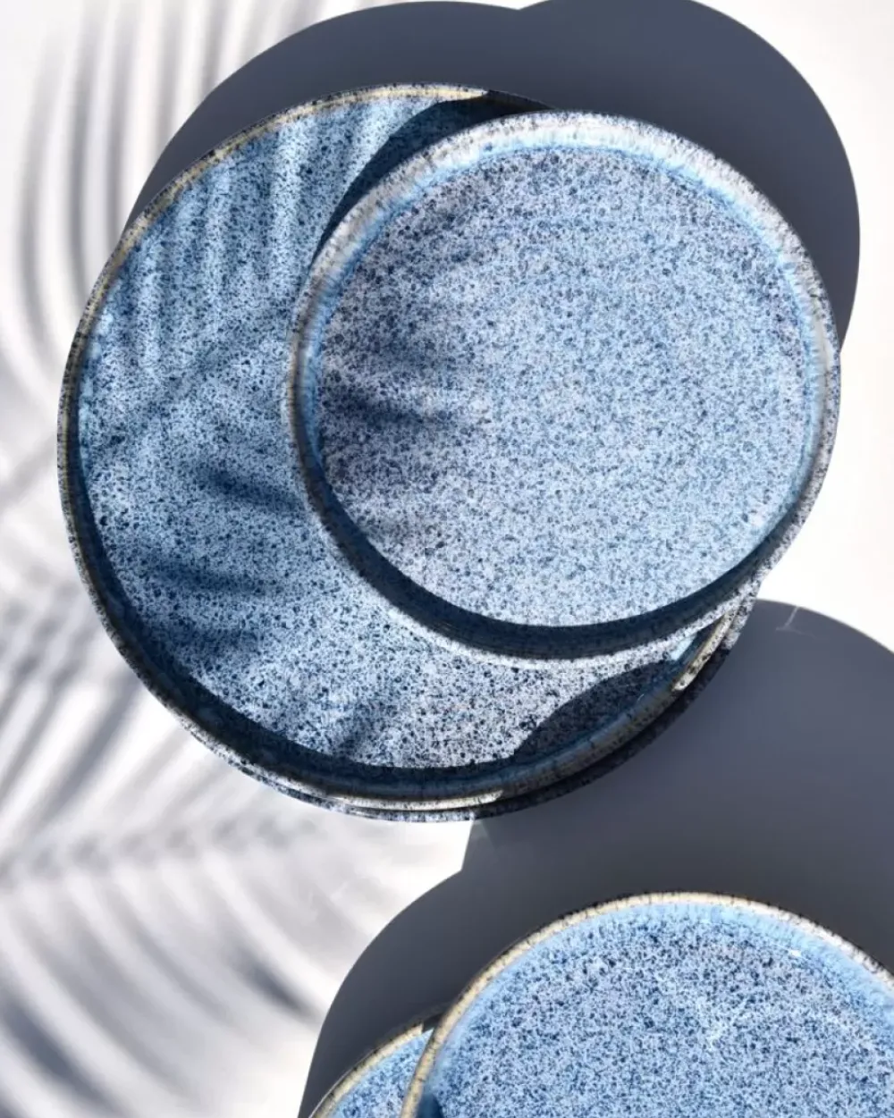 Motel a Miio Cordoama Teller Gros Blau Gesprenkelt