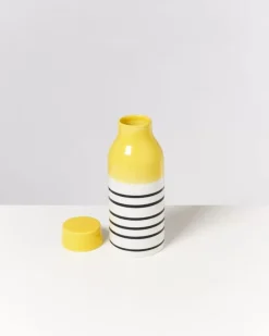 Motel a Miio Garrafa Gelb Schwarz Gestreift Best